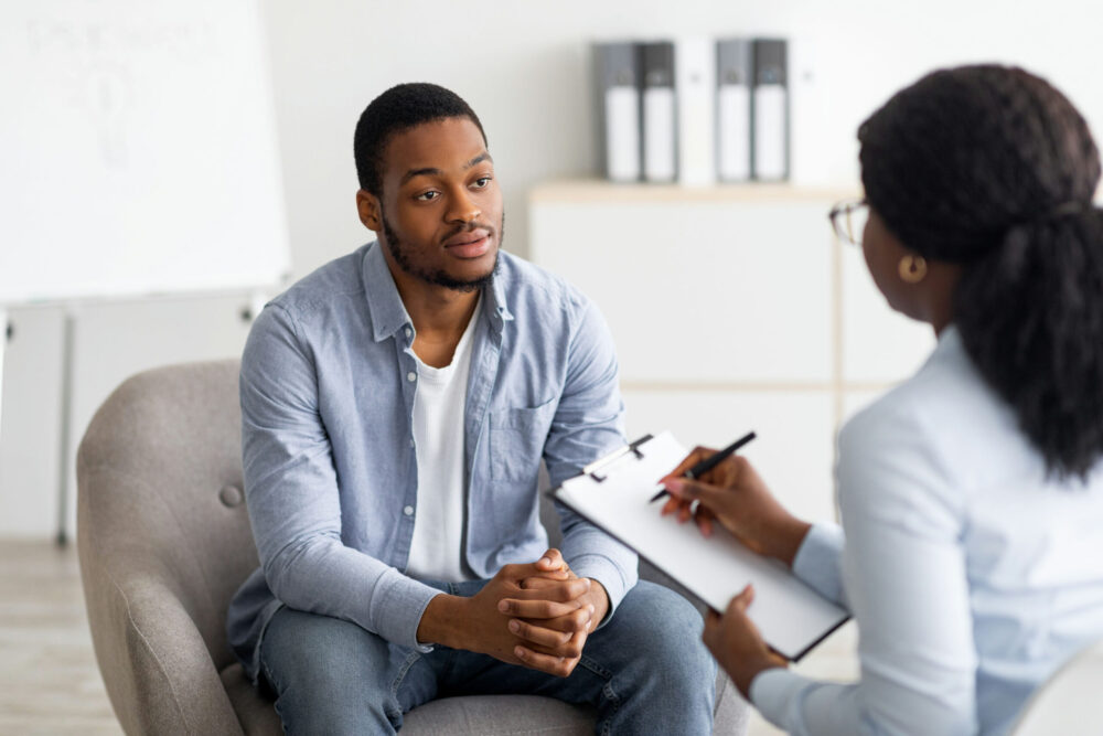 One-on-one individual therapy session focused on personal growth and mental wellness.
